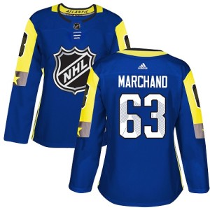 Women's Boston Bruins Brad Marchand Adidas Authentic 2018 All-Star Atlantic Division Jersey - Royal Blue