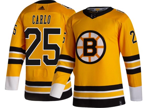 Men's Boston Bruins Brandon Carlo Adidas Breakaway 2020/21 Special Edition Jersey - Gold