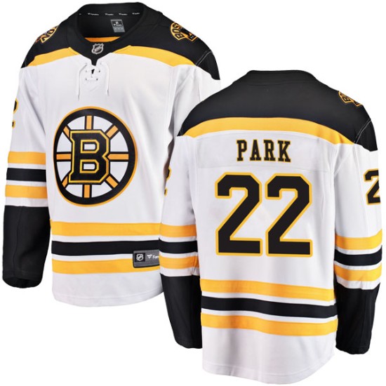 Youth Boston Bruins Brad Park Fanatics Branded Breakaway Away Jersey - White