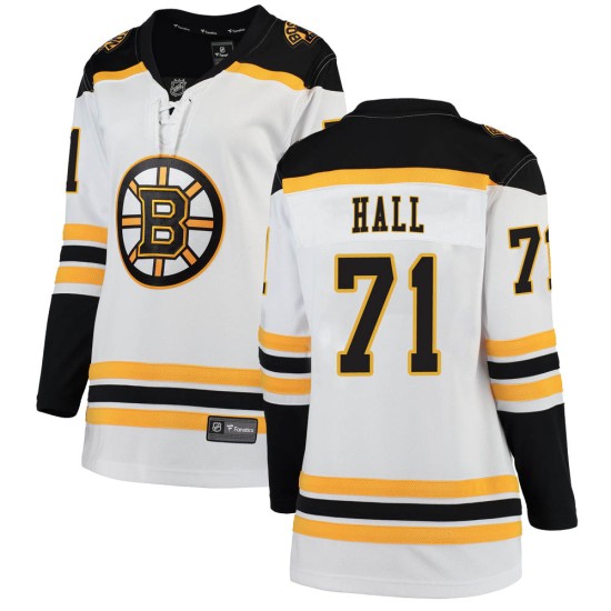 Women's Boston Bruins Taylor Hall Fanatics Branded Breakaway Away Jersey - White